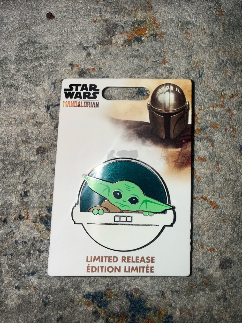 Star Wars The Mandalorian Grogu Disney Pin Limited Release- Green